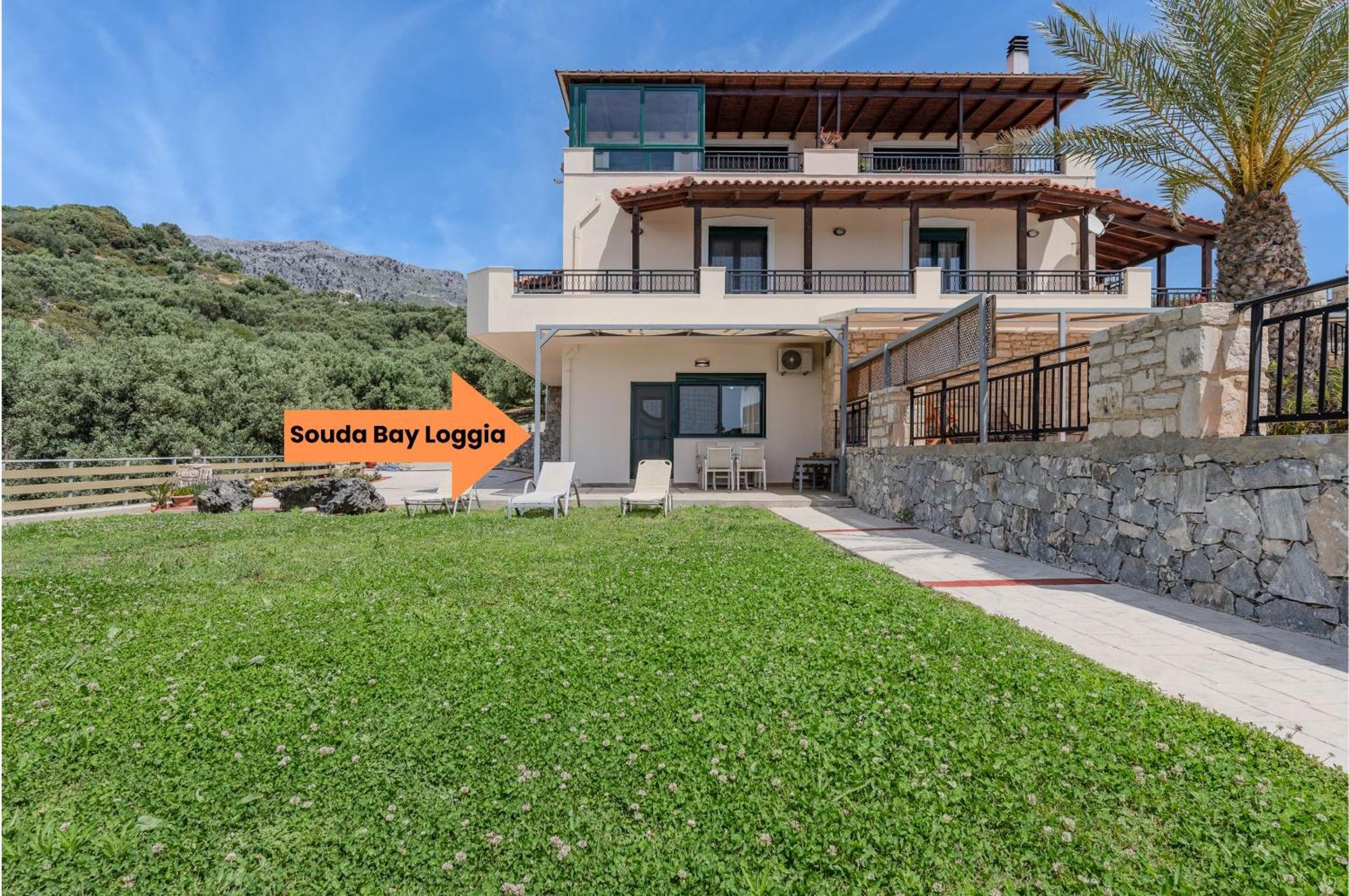 Souda Bay Loggia Villa Sellia  ภายนอก รูปภาพ